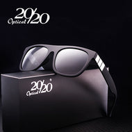 Brand Men Sunglasses Vintage Black Square Male