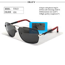 Load image into Gallery viewer, OLEY Brand Polarized Sunglasses Men New