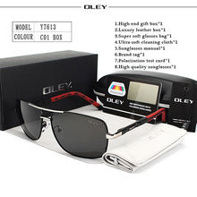 Load image into Gallery viewer, OLEY Brand Polarized Sunglasses Men New