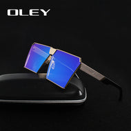 Top fashion Square Sunglasses flat Coating