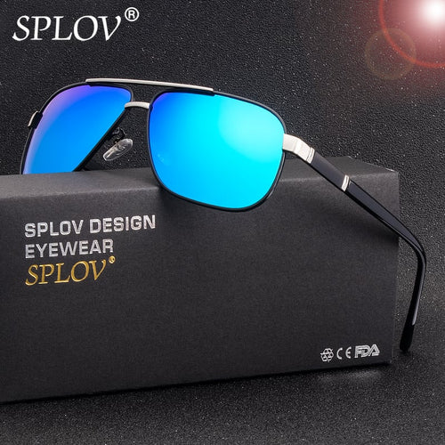 SPOLV New Fashion Men Polarized Sunglasses Retro