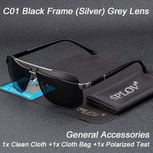 Load image into Gallery viewer, SPOLV New Fashion Men Polarized Sunglasses Retro