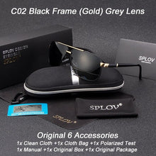 Load image into Gallery viewer, SPOLV New Fashion Men Polarized Sunglasses Retro