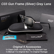 Load image into Gallery viewer, SPOLV New Fashion Men Polarized Sunglasses Retro