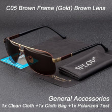 Load image into Gallery viewer, SPOLV New Fashion Men Polarized Sunglasses Retro