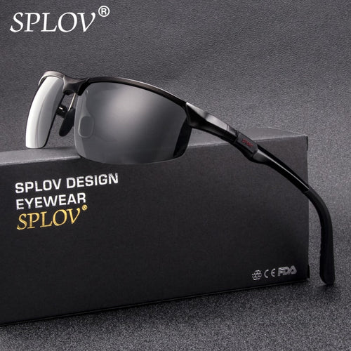 SPLOV Aluminum Magnesium Polarized Sunglasses