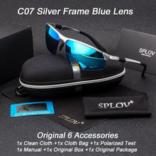 Load image into Gallery viewer, SPLOV Aluminum Magnesium Polarized Sunglasses