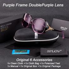 Load image into Gallery viewer, SPLOV Retro Women Polarized Sunglasses