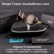 Load image into Gallery viewer, SPLOV Retro Women Polarized Sunglasses