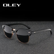 OLEY Brand Women Retro Polarized Sunglasses