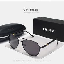 Load image into Gallery viewer, OLEY Brand Classic Pilot Polarized Sunglasses