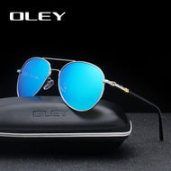 OLEY Brand Men's Sunglasses Polarized Classic Pilot