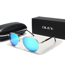 Load image into Gallery viewer, OLEY Brand Men's Sunglasses Polarized Classic Pilot