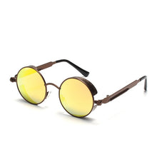 Load image into Gallery viewer, OLEY Brand Metal Round Steampunk Sunglasse