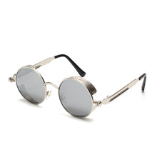 Load image into Gallery viewer, OLEY Brand Metal Round Steampunk Sunglasse