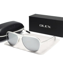Load image into Gallery viewer, OLEY Brand Aluminum magnesium Polarized Sunglasses