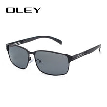 Load image into Gallery viewer, OLEY Fashion Square Men's Polarized Sunglasses Light Alloy