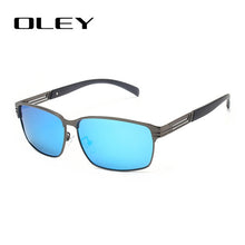 Load image into Gallery viewer, OLEY Fashion Square Men's Polarized Sunglasses Light Alloy