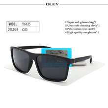 Load image into Gallery viewer, OLEY Polarized Men Sunglasses brand designer
