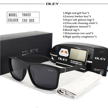 Load image into Gallery viewer, OLEY Polarized Men Sunglasses brand designer