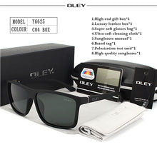 Load image into Gallery viewer, OLEY Polarized Men Sunglasses brand designer