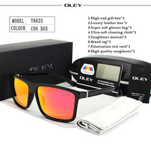 Load image into Gallery viewer, OLEY Polarized Men Sunglasses brand designer