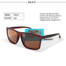 Load image into Gallery viewer, OLEY Polarized Men Sunglasses brand designer