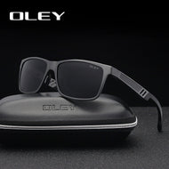 OLEY Men Polarized Sunglasses Aluminum Magnesium