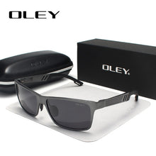 Load image into Gallery viewer, OLEY Men Polarized Sunglasses Aluminum Magnesium