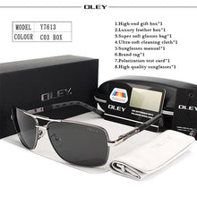 Load image into Gallery viewer, OLEY Brand Men Aluminum Sunglasses