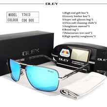 Load image into Gallery viewer, OLEY Brand Men Aluminum Sunglasses