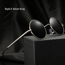 Load image into Gallery viewer, Polarized Vintage Retro Round Sunglasses