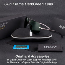 Load image into Gallery viewer, SPLOV Classic Pilot Sunglasses For Men And Women Polarized
