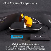 Load image into Gallery viewer, SPLOV Classic Pilot Sunglasses For Men And Women Polarized