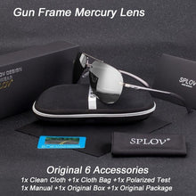 Load image into Gallery viewer, SPLOV Classic Pilot Sunglasses For Men And Women Polarized