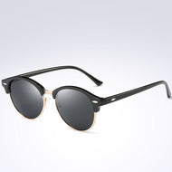 2019 Polarized Sunglasses Women Retro Round Mirror