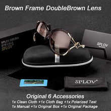 Load image into Gallery viewer, SPLOV Retro Women Polarized Sunglasses Yuppie Style