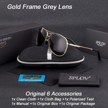 Load image into Gallery viewer, SPLOV Classic Fashion Pilot Driving Sunglasses