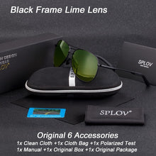 Load image into Gallery viewer, SPLOV Classic Fashion Pilot Driving Sunglasses