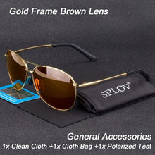 Load image into Gallery viewer, SPLOV Classic Fashion Pilot Driving Sunglasses